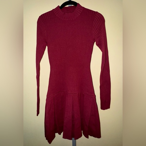 Free People Emmy Mini Dress In Aged Red Small NWOT - Picture 7 of 8
